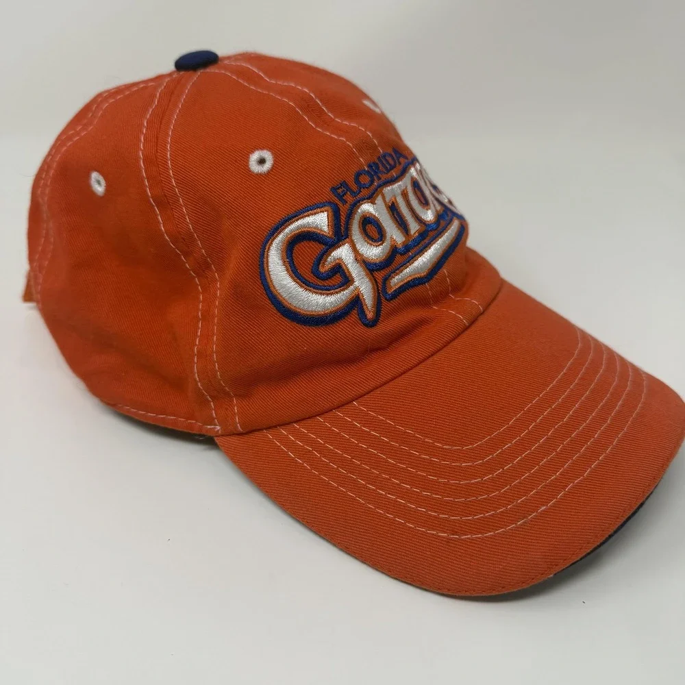 Florida Gators Hat Cap Strap Back Mens Orange Blue NCAA College Football